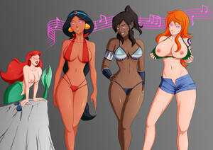 Ariel Hypnosis Porn - HypnoHub - absurdres aladdin (series) ariel avatar the last airbender bare  legs bikini black hair breasts brown hair cleavage dark skin disney  earrings female only femdom femsub fish girl happy trance harem