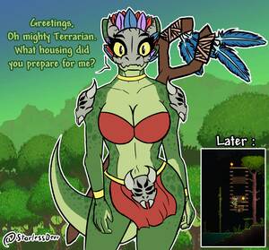 big cock cartoon light switch - Witch Doctor (art by me @StarlessDeer on twitter) : r/Terraria