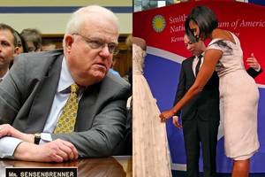 Michelle Obama Butt Fucking - Ass bare sun tan white