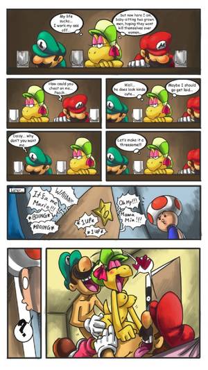 Girls Mario Porn - e621 <3 ? ambiguous_penetration being_watched bittenhard breasts comic  double_penetration female grin group group_sex hi_res human