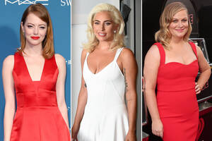 Amy Poehler Celebrity Porn - Emma Stone, Julianne Moore, Lucy Liu presenting at Golden Globes