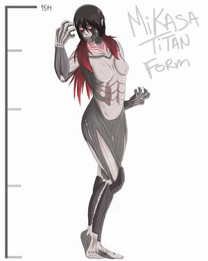 Colossal Titan Fuck - Mikasa in Titan form
