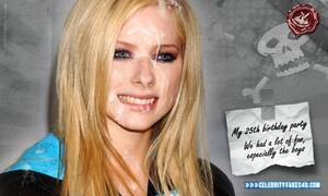 Celebrity Facial Porn Captions - Avril Lavigne Caption Cumshot Facial Fake 001 Â« Celebrity Fakes 4U