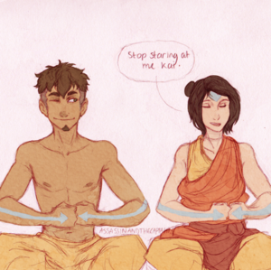 Avatar Korra Porn Jinora - Assassinandthecaptain] Kai and Jinora meditating : r/TheLastAirbender