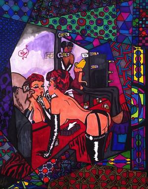 bill ward hardcore secretary - This portrait was inspired by Bill Ward. Artist Mia Malone-Jennings Medium:  sharpie