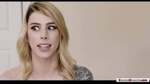 blind date tgirl - Busty blonde TS ass fuck her blind date - XVIDEOS.COM