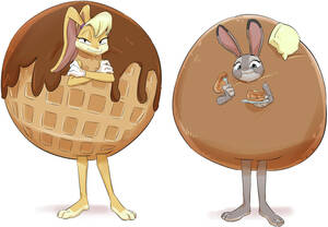 Lola Bunny Ass Porn - 182969 - safe, artist:asphk, judy hopps (zootopia), lola bunny (looney  tunes), anthro, disney, looney tunes, warner brothers, zootopia, clothes,  costume, duo, female, food, food costume, pancake costume, pancakes,  waffle, waffle costume - Furbooru