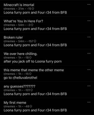 Minecraft Furry Porn - Minecraft is imortal rimemes Loona furry porn and Four from BFB What're You  In Here For? rimemes Loona furry porn and Four from BFB Broken ruler  rimernes -157@ Loona furry porn and