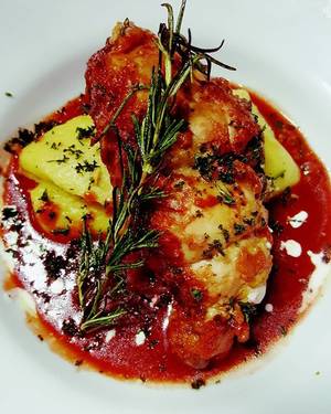 live asian food - Chicken ballotine #chicken#trattoria#italian#stuffed #chicken#yummy#food
