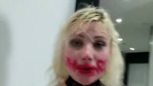 interracial smeared lipstick - Misha Mayfair - Interracial Throat Fucking