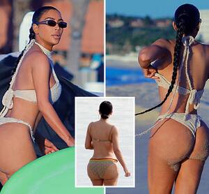 kim kardashian hot nude latina - Kim Kardashian shows off perky butt on Mexican beach 3 years after  cellulite pics â€“ The US Sun | The US Sun