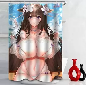 big boobs big booty naked animated cartoon - Anime Big Breasts Big Ass Girl Nude Print Shower Curtain Bathroom Supplies  High-quality Waterproof Bathroom Decoration with Hook - AliExpress