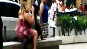 Brazilian Public Sex - Brazilian lovers have public sex on a very busy street | voyeurstyle.com