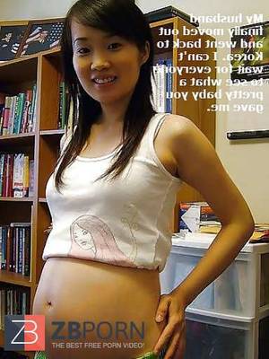 Asian Interracial Captions - Pregnant Asian Captions