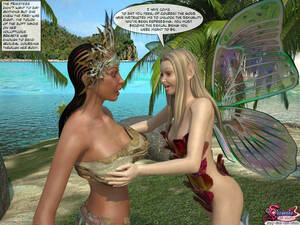 3d Porn Shemale Beacj - Shemales Fairytale. Hot fantasy tgirls are deeply loving on a beach
