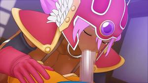 big anime titjob - Titjob and blowjob by a tanned 3d beauty with stunning big boobs