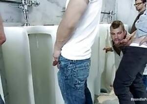 Gay Bathroom Porn - Toilet Gay Porn