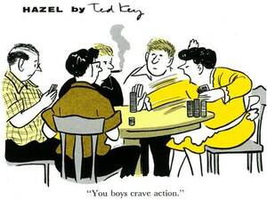 Hazel Cartoon Porn - Hazel Cartoons (Saturday Evening Post) Wall Art: Prints, Paintings &  Posters | Art.com