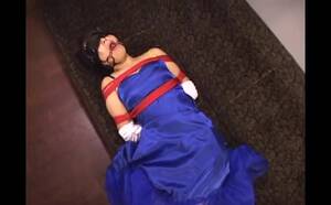 Bondage Porn Dresses - BoundHub - SM Miracle Japan 083 *Dress Satin Bondage*