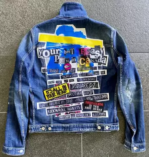 Jacket Sex - DSQUARED2 S/S 2019 Porn 48 Sex Rnr Punk Jeans Jacket Vest Denim | eBay