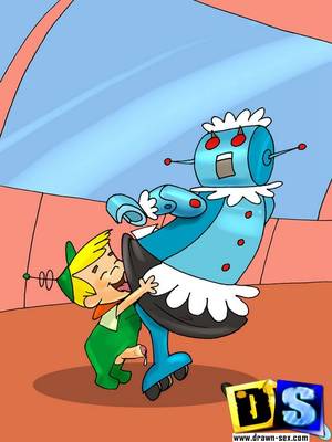 Jetsons Porn Ass - Skinny Naughty Cartoon Babe Jetsons Suck Huge Dick Madly and Get Banged Hard