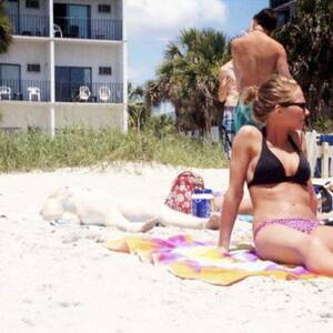 best sunbathing beach - This is a picture of an Irish girl sunbathing. She is not the one with the  black top. : r/pics