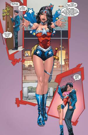 Lois Lane Bondage Porn - Lois Lane role playing as Wonder Woman (Superman 2011 #19) : r/comicbooks