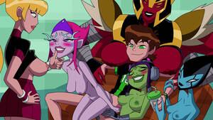 Ben 10 Omniverse Ester Porn - Ben, Ester, Attea, Looma red wind, Helen wheels and Mazuma - (by  DRpizzaboi) [Ben 10 omniverse] : r/rule34