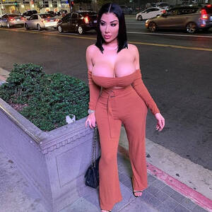 large breasts in public - Big Juggs in Public Picture Gallery