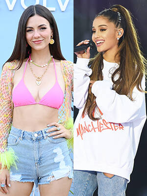Ariana Grande Victoria Justice Vibrator Porn - Victoria Justice Talks Ariana Grande Feud Rumors On 'Victorious' â€“  Hollywood Life