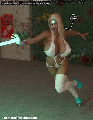 3d Superheroine Comic Porn - Superheroine Northern Star getÂ´s punished and fucked by mutants | Miles81