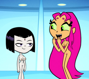 cartoon network girls naked - Hentai Busty â€“ 2 girls artist request black hair breasts cartoon network dc  comics edit â€“ Hentai Busty