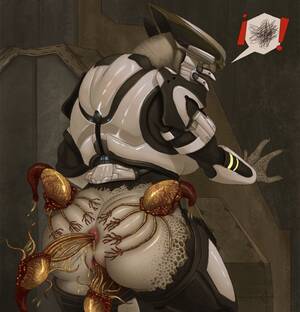 Halo Hentai Girls Tentacle Porn - Halo Flood invading Sangheili with it's tentacles (Da polar inc) : r/Tentai