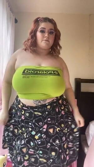 bbw tits in tops - PEACH BBW MASSIVE BOOBS in TUBE TOP | xHamster