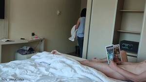 hotel room maid - Free Public Schlong Flash. Hotel maid was shocked when this babe saw me  jerking off during room cleaning service but decided to aid me cum Porn  Video HD