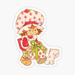 Cartoon Porn Strawberry Shortcake - Strawberry Shortcake Stickers for Sale | Redbubble