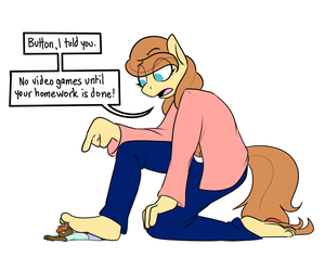 Girls Do Porn E218 - 918444 - safe, artist:silverscarf, button mash, oc, oc:cream heart, earth  pony, anthro, plantigrade anthro, g4, barefoot, feet, foot fetish, giant  anthro, giant pony, macro, macro/micro, micro - Derpibooru