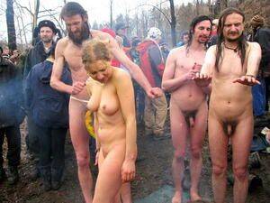 naked group in public - Group of public nudist . XXX photo. Comments: 3