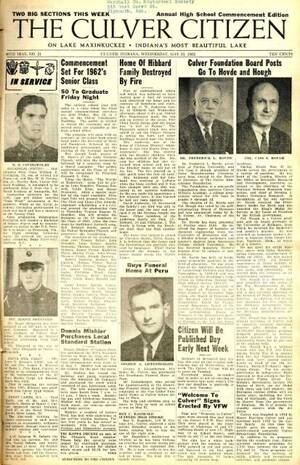 Amateur Facial Porn Melissa Boswell - culver-citizen-1962 - Antiquarian and Historical Society of Culver