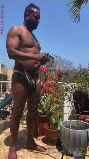 dominican monster cock - Dominican big black cock shower - ThisVid.com