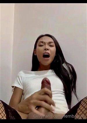 gorgeous asian ts - Watch Gorgeous Asian TS Rubs To Amazing Cumshot - Cute, Asian, Tranny Porn  - SpankBang