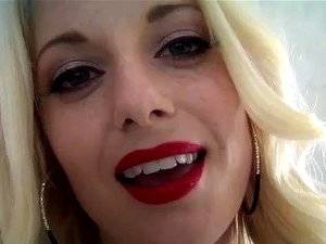 Kissing Pov - POv mean seductive red lipstick kisses