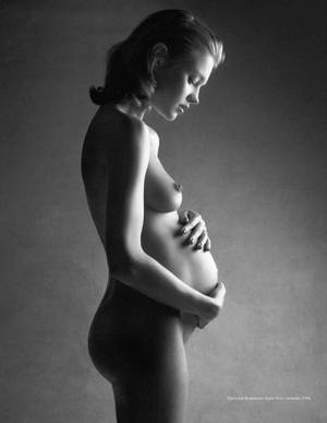 hot nude pregnant boudoir - Natalia Vodianova by Patrick Demarchelier \