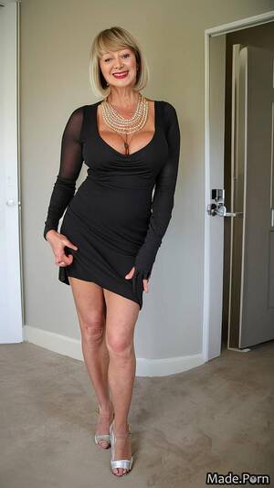 mature dress cumshots - Porn image of bobcut cum on tits lipstick fully clothed cumshot blouse  nipples created by AI