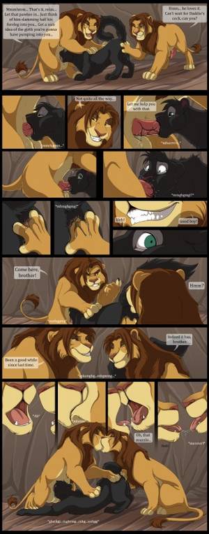 Lion King Porn Comics - e621 2014 absurd_res adongo anal anal_fingering anus apio backsack balls  black_fur brothers butt cat comic dialogue