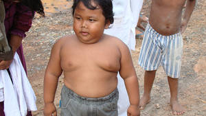 China Baby - PHOTO: Smoking baby