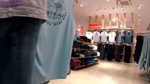 fitting in store - Free Fitting Room Sex with Clothing Store Consultant Ends Cum Swallow Porn  Video HD