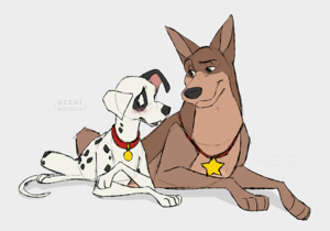 101 Dalmatians Thunderbolt Porn - 170518 - safe, artist:azzai, patch (101 dalmatians), thunderbolt (101  dalmatians), canine, dalmatian, dog, german shepherd, mammal, feral, 101  dalmatians, disney, 2d, blushing, duo, duo male, male, males only, older,  simple background, white background