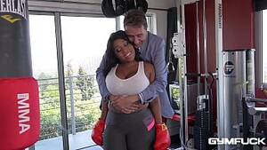 black girl gym - Busty Black Babe Fucked Hard At Gym - XNXX.COM