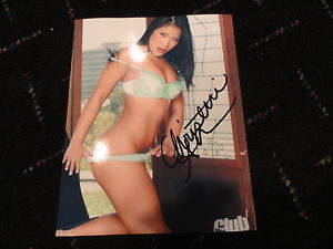 Brazzers Hot Porn - Image is loading CHRISTINA-AGUCHI-SIGNED-PHOTO-PORN-STAR-AUTOGRAPH-COA-